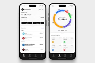 develop fintech app, international bank transfer app, investment app neobank app