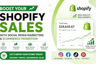 boost shopify sales with social media marketing ecommerce marketing promotion