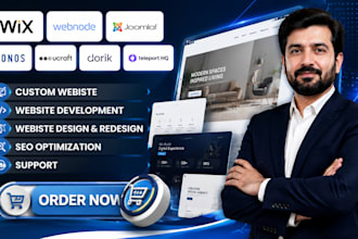 build wix design webnode joomla ionos website ucraft dorik website redesign