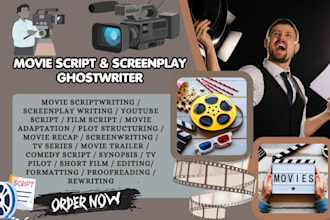 write movie script screenplay film script screenwriting short film comedy script
