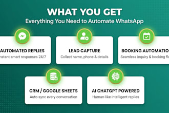 build whatsapp chatbot for business automation