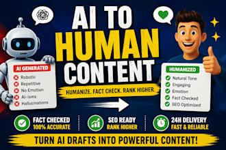 humanize ai content fact check and rewrite chatgpt for seo ranking