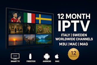 offer best german, UK, US, nordic with restream connection  m3u adult playlist