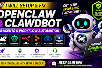 install setup configure openclaw clawdbot, n8n ai agent on mac, vps, replit