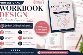 design a high converting workbook for your online course or coaching programs