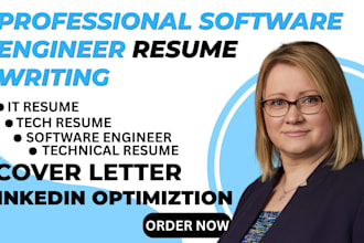 write ats optimized resume for software engineer and developer