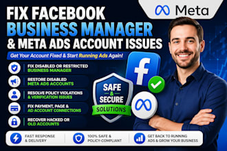 fix old facebook business manager account issues fix fb bm meta ads accounts