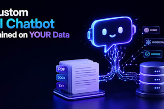 build a custom ai chatbot trained on your data using python and langchain