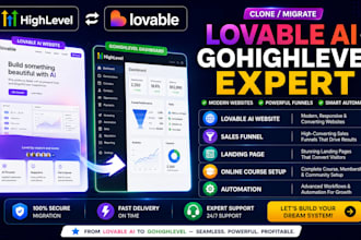 clone,copy or migrate lovable ai website and other ai build to gohighlevel