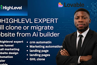 clone,copy or migrate lovable ai website and other ai build to gohighlevel