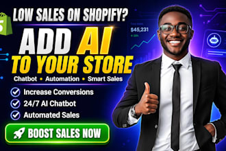 add ai chatbot, automation, and personalization to your shopify store