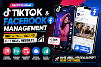 grow your tiktok and facebook with engaging content and strategy