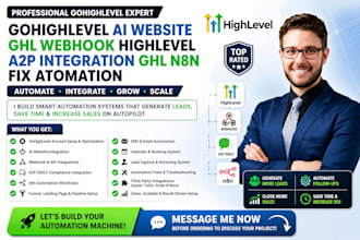 setup gohighlevel ai agent ghl webhook ghl a2p integration n8n fix automation
