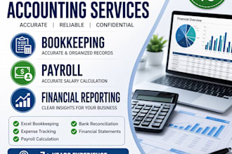do bookkeeping and monthly expense tracking in excel