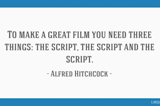 develop your idea into a feature film screenplay