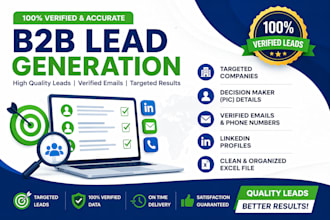 provide targeted b2b leads with verified emails and contact details