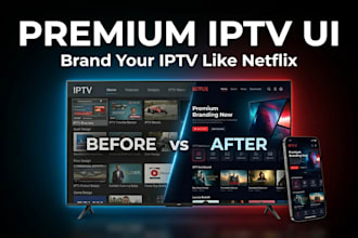 brand your iptv app with logo for smarters xciptv ibo player tivimate ott player