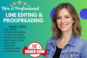 proofread, line edit, and polish your memoir or novel manuscript