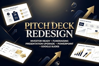 redesign and improve your existing pitch deck for investors and fundraising