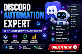 create a custom discord bot, discord nft gaming automation pro server setup