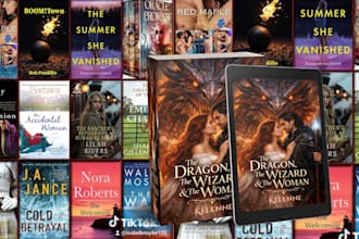 design unique book cover or ebook cover, 3d book cover mockup, ebook mockup