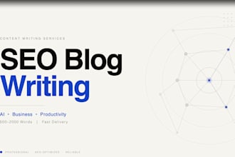write SEO blog articles about ai tools and productivity
