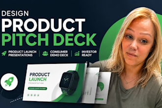 design product pitch deck, product launch presentation, consumer demo deck