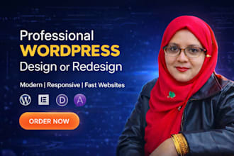 build professional wordpress design or redesign