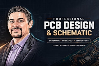design pcb layout, routing, bom and gerber files for manufacturing