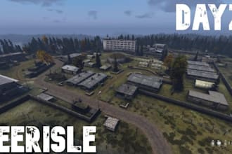 create custom dayz sever maps loot system dayz building server mods