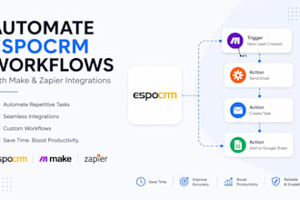 automate espocrm workflows using make and zapier integrations open source crm