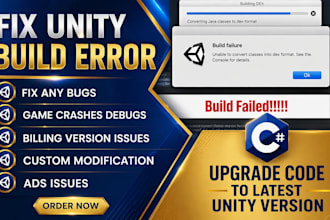 fix bugs, errors and optimize your unity game and unreal engine performance fast
