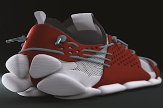 create 3d sneaker mockups and footwear product visuals for your brand