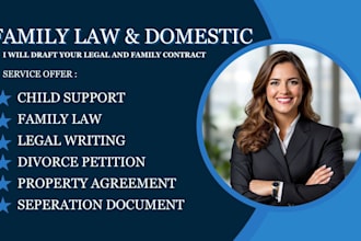 draft legal contracts nda privacy policy UK child support docs and family law