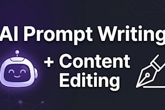 write ai prompts and edit ai generated content to sound human and professional