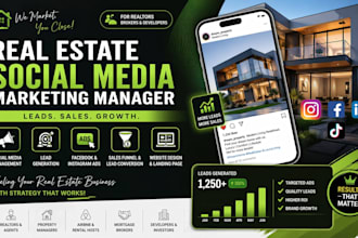 be your social media marketing real estate broker manager
