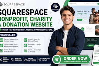 design squarespace nonprofit website charity website nonprofit donation website