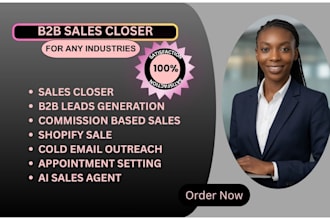 do your b2b sales closer, commission based sales agent, and ai sales rep