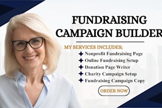 setup and write  your crowdfunding nonprofit fundraising campaign page copy