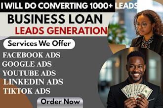 1000 verified dscr business loan leads, dscr personal leads, payday facebook ads