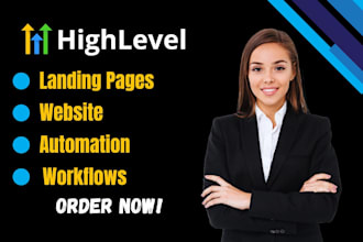 build ghl landing page ghl automation ghl saas ghl workflow