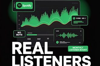 drive real spotify listeners and organic stream growth for artists