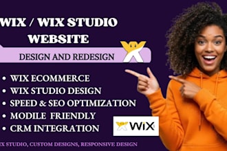 build wix ecommerce website, wix webshop, online store wix studio website design