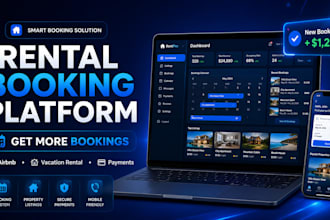 build rental booking platform airbnb website booking system with payments