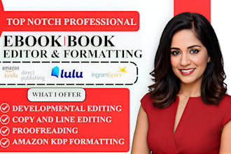 edit, proofread, format, and beta read your novel, or manuscript for amazon KDP