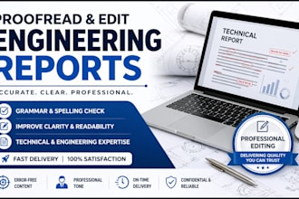 proofread, edit, and humanize technical and engineering report