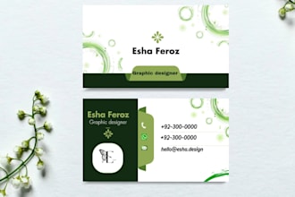 modern luxury business card design