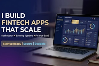 develop ai fintech dashboard webapp, banking webapp or finance apps
