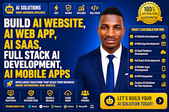 build ai website, ai web app, ai saas, full stack ai development, ai mobile apps