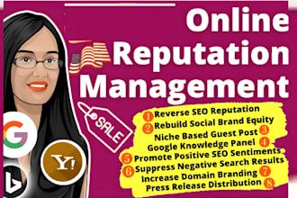 do online reputation management and remove bad google links